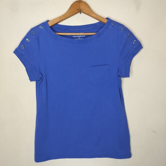 Talbots Stretch Weekend Tee Shirt - Picture 1 of 8